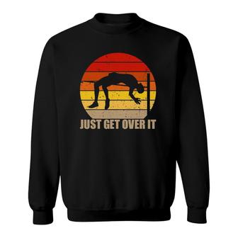 Cool High Jump Design For Men Women High Jump Sport Lovers Sweatshirt | Mazezy