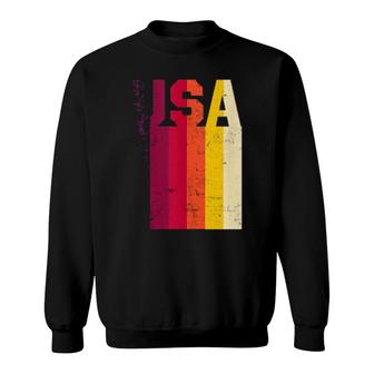 Cool Vintage United States Of America Flag Usa Sweatshirt | Mazezy