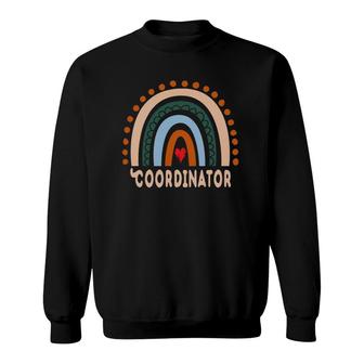 Coordinator Rainbow Cute Appreciation Essential Workers Sweatshirt | Mazezy