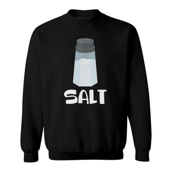 Couple Matching Salt Pepper 1 Of 2 Costume Halloween Gift Sweatshirt | Mazezy UK