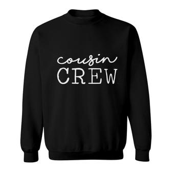Cousin Crew Cursive Sweatshirt | Mazezy
