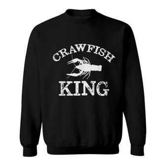 Crawfish King Southern Crayfish New Orleans Louisiana Cajun Sweatshirt | Mazezy