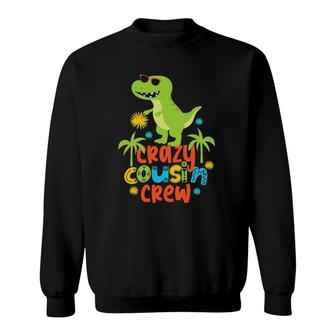 Crazy Cousin Crew Boys Dino Dinosaur Saurusrex Sweatshirt | Mazezy