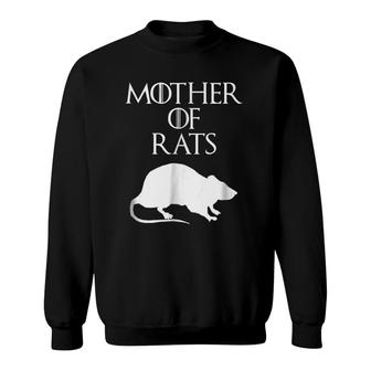 Cute & Unique White Mother Of Rats E010500 Classic Sweatshirt | Mazezy