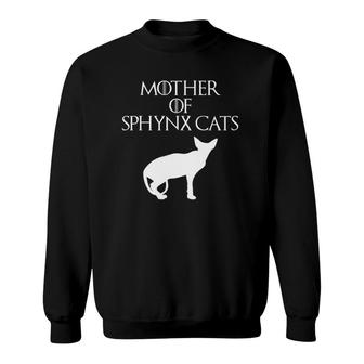 Cute & Unique White Mother Of Sphynx Cats E010509 Ver2 Sweatshirt | Mazezy