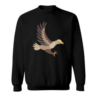 Cute Bald Eagle Animal Men Women Boys Or Girls Sweatshirt | Mazezy