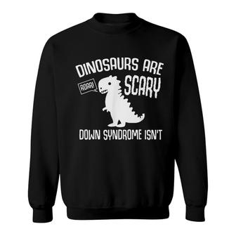 Cute Dinosaur World Down Syndrome Day Sweatshirt | Mazezy AU