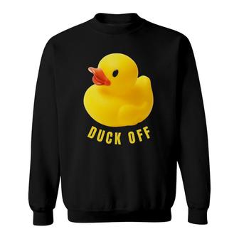 Cute Duck Rubber Duckling Sweatshirt | Mazezy