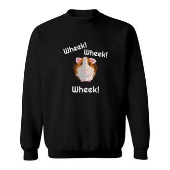 Cute Funny Wheek Guinea Pig Owner Sweatshirt | Mazezy