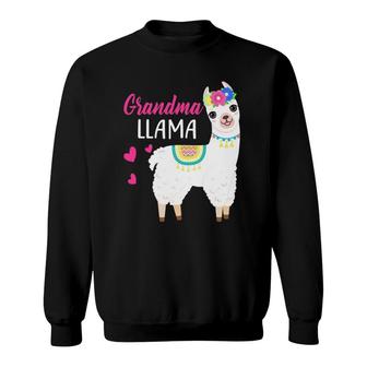 Cute Grandma Llama For Women Sweatshirt | Mazezy