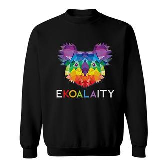 Cute Koala Rainbow Sweatshirt | Mazezy