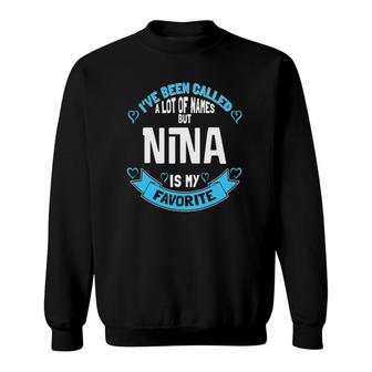 Cute Nina For Grandmother - Gift For Nina Sweatshirt | Mazezy