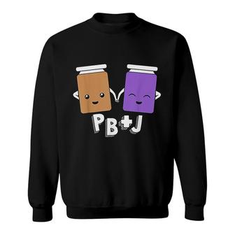 Cute Peanut Butter And Jelly Sweatshirt | Mazezy