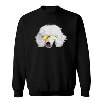 Cute Poodle White Poodle Dog Lover Mom Dad Gift Tee Sweatshirt | Mazezy