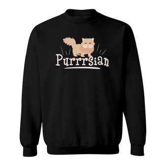 Cute Purrrsian Purr Persian Cat Lover Persian Cat Moms Sweatshirt | Mazezy