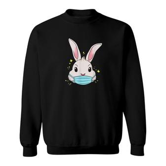 Cute Rabbit Wearing Face Sweatshirt | Mazezy