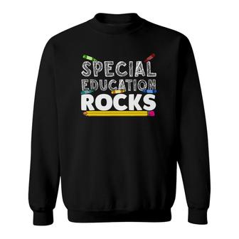 Cute Special Education Art For Men Women Special Ed Teacher Sweatshirt | Mazezy