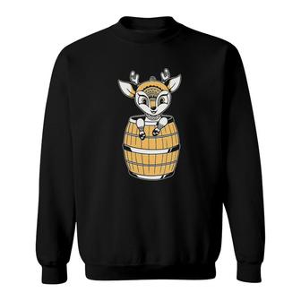 Cute Tribal Deer Hoofed Ruminant Mammal Sweatshirt | Mazezy