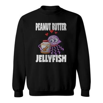 Cute Valentines Day S Kids Peanut Butter & Jellyfish Sweatshirt | Mazezy