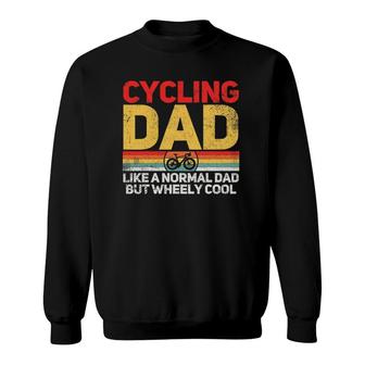 Cycling Cyclist Dad Father's Day Sweatshirt | Mazezy