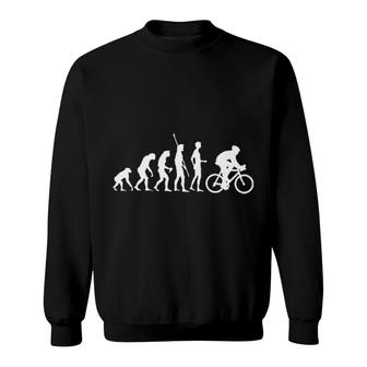 Cycling Evolution Funny Sweatshirt | Mazezy