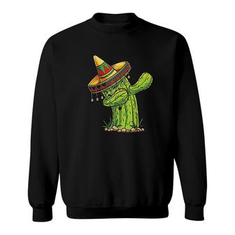 Dabbing Cactus Cinco De Mayo Mexican Sweatshirt | Mazezy