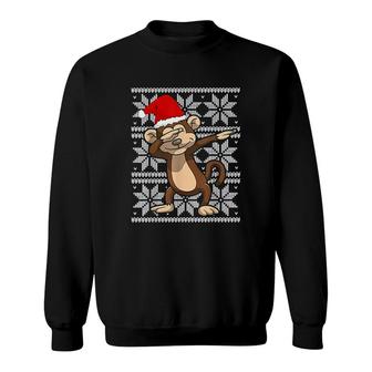 Dabbing Monkey Dab Sweatshirt | Mazezy