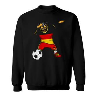 Dabbing Rottweiler Germany Soccers Jersey Football Fan Sweatshirt | Mazezy