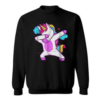 Dabbing Unicorn Unicorn Dab Sweatshirt | Mazezy