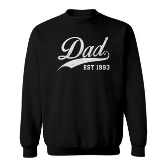 Dad Established 1993 Father's Day Sweatshirt | Mazezy