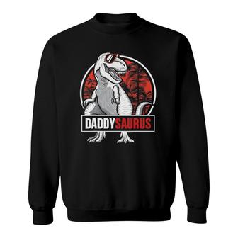 Daddysaurus Father's Day Giftsrex Daddy Saurus Men Sweatshirt | Mazezy