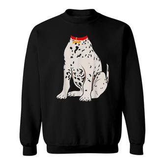 Dalmatian Funny Costume For Halloween , Lovely Dog Themed For Men & Women Sweatshirt | Mazezy