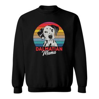 Dalmatian Mama Dog Mom Womens Sweatshirt | Mazezy