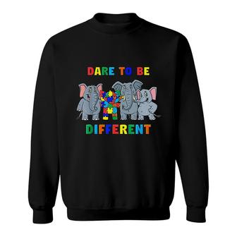 Dare To Be Different Elephants Sweatshirt | Mazezy AU