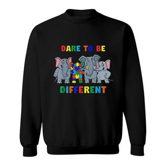 Dare To Be Different Elephants Sweatshirt | Mazezy CA