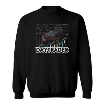 Daytrader Gift For Trading Stock Traders Sweatshirt | Mazezy