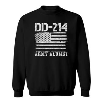 Dd214 Army Alumni - Distressed Vintage Tee Sweatshirt | Mazezy