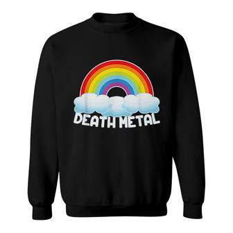 Death Metal Rainbow V2 Sweatshirt - Thegiftio