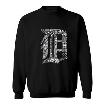 Detroit Graphic D Special Gift Sweatshirt - Thegiftio UK