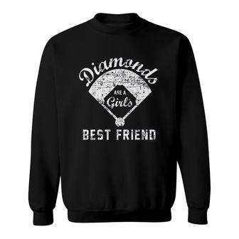 Diamonds Are A Girls Best Friend Sweatshirt | Mazezy UK