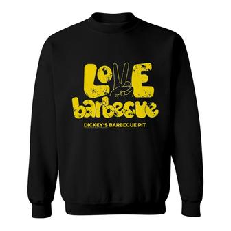 Dickey's Barbecue Pit Love Barbecue Sweatshirt | Mazezy