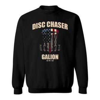 Disc Chaser Galion Disc Golf Ohio Golfer Outdoor Game Sweatshirt | Mazezy