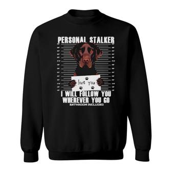 Dog Funny Brown Labrador Retriever Lover 510 Paws Sweatshirt