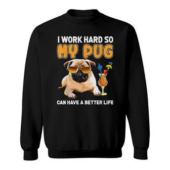 Dog Funny Pug Cool Pug Lover S 670 Paws Sweatshirt | Mazezy