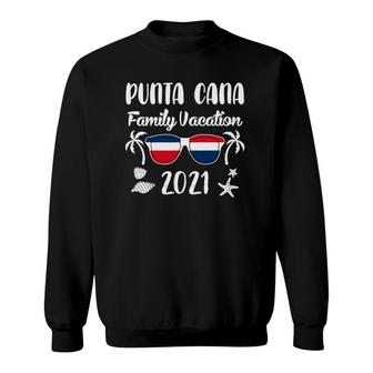 Dominican Republic Family Vacation Punta Cana 2021 Ver2 Sweatshirt | Mazezy