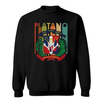 Dominican Republic Platano Power Dominicana Heritage Sweatshirt | Mazezy