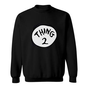 Dr Seuss Thing 2 Sweatshirt | Mazezy