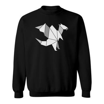 Dragon Origami For Kids Gift Sweatshirt | Mazezy