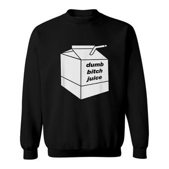 Dumb Juice Milk Carton Sweatshirt | Mazezy