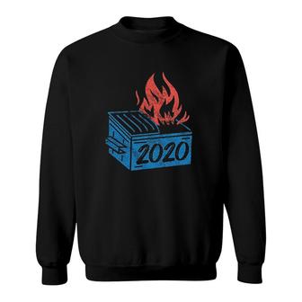 Dumpster Fire 2020 Funny Meme Sweatshirt | Mazezy